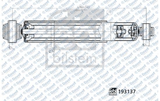 FEBI 193137 Arka Amortisor [Yagli] Lt 28-35 Ii 95-06 Sprinter 96-06